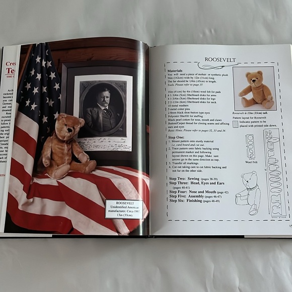NWT Creating Heirloom Teddy Bears Complete Pattern Book 1995 Linda Mullins 🧸 - Picture 9 of 17
